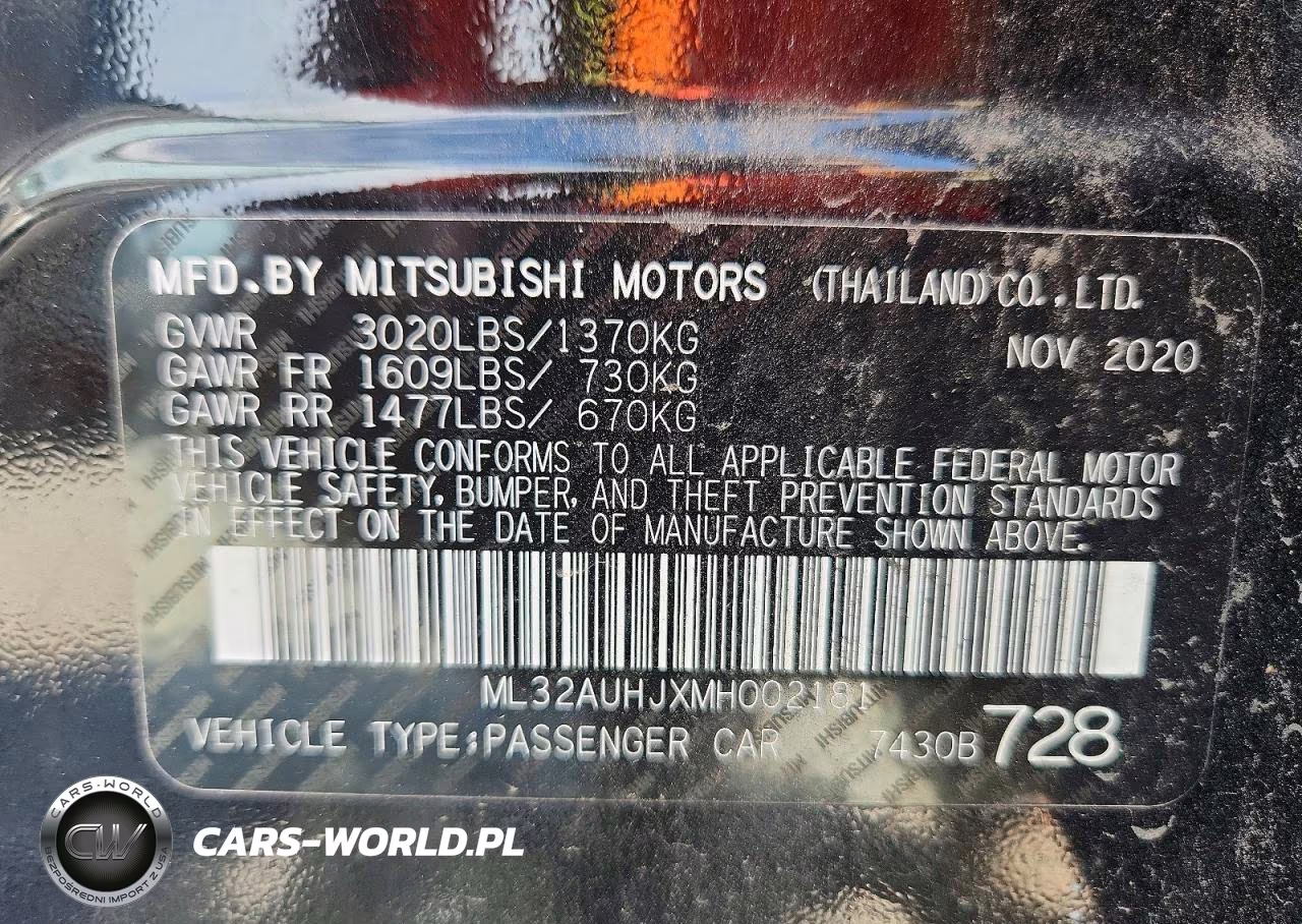 2021 Mitsubishi Mirage Es VIN:ML32AUHJXMH002181 - 14