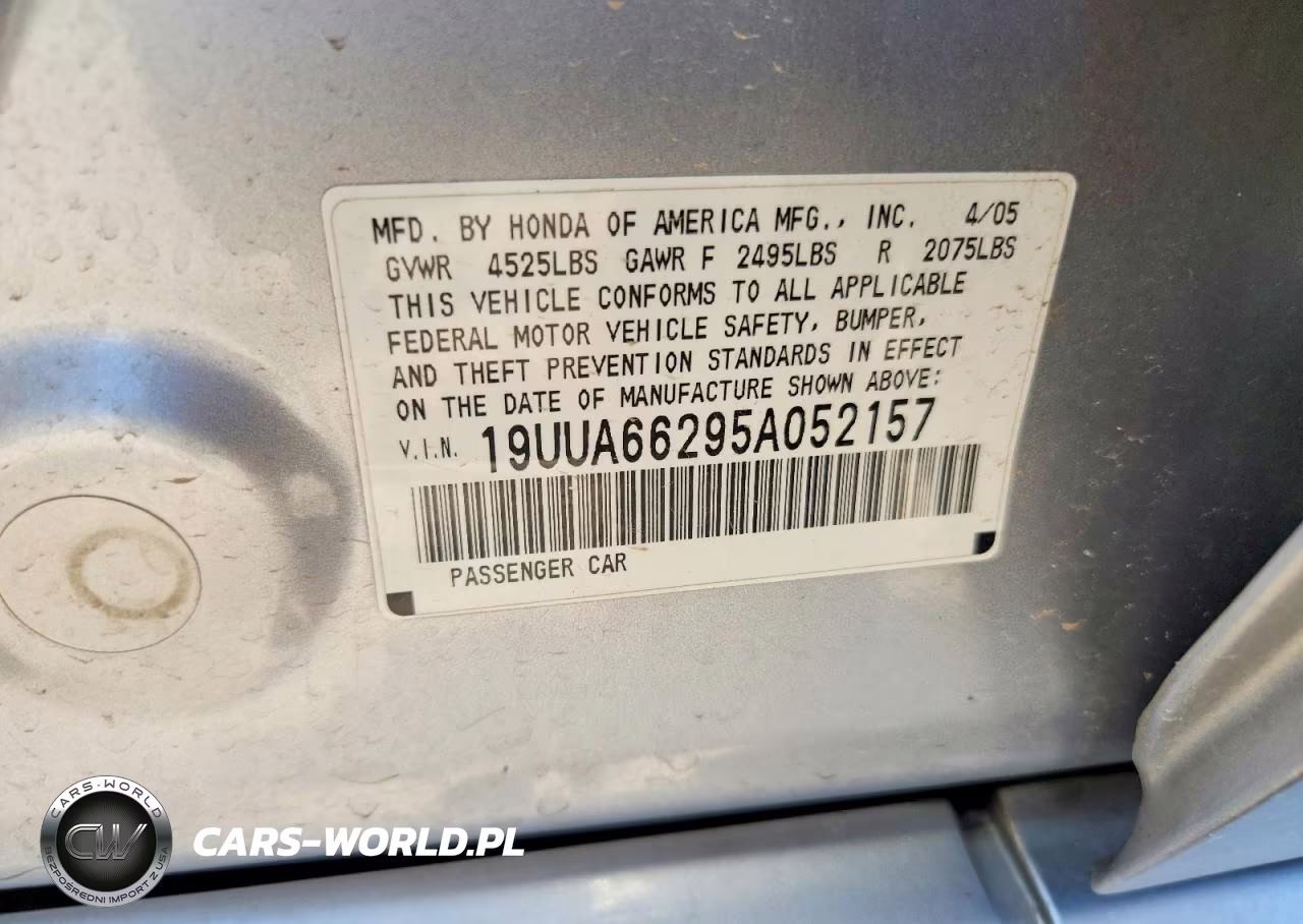 2005 Acura Tl VIN:19UUA66295A052157 - 12