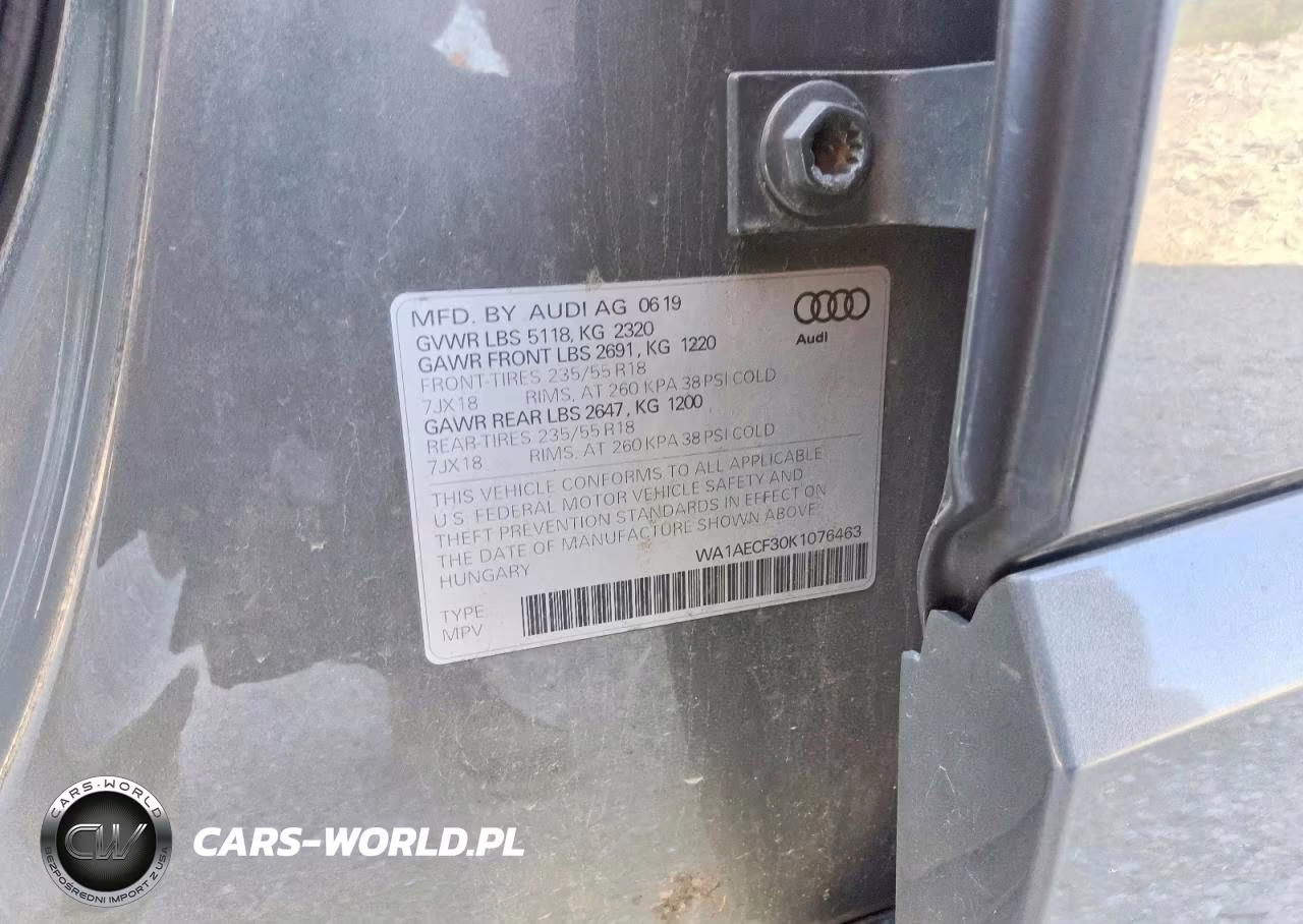 2019 Audi Q3 Premium VIN:WA1AECF30K1076463 - 13