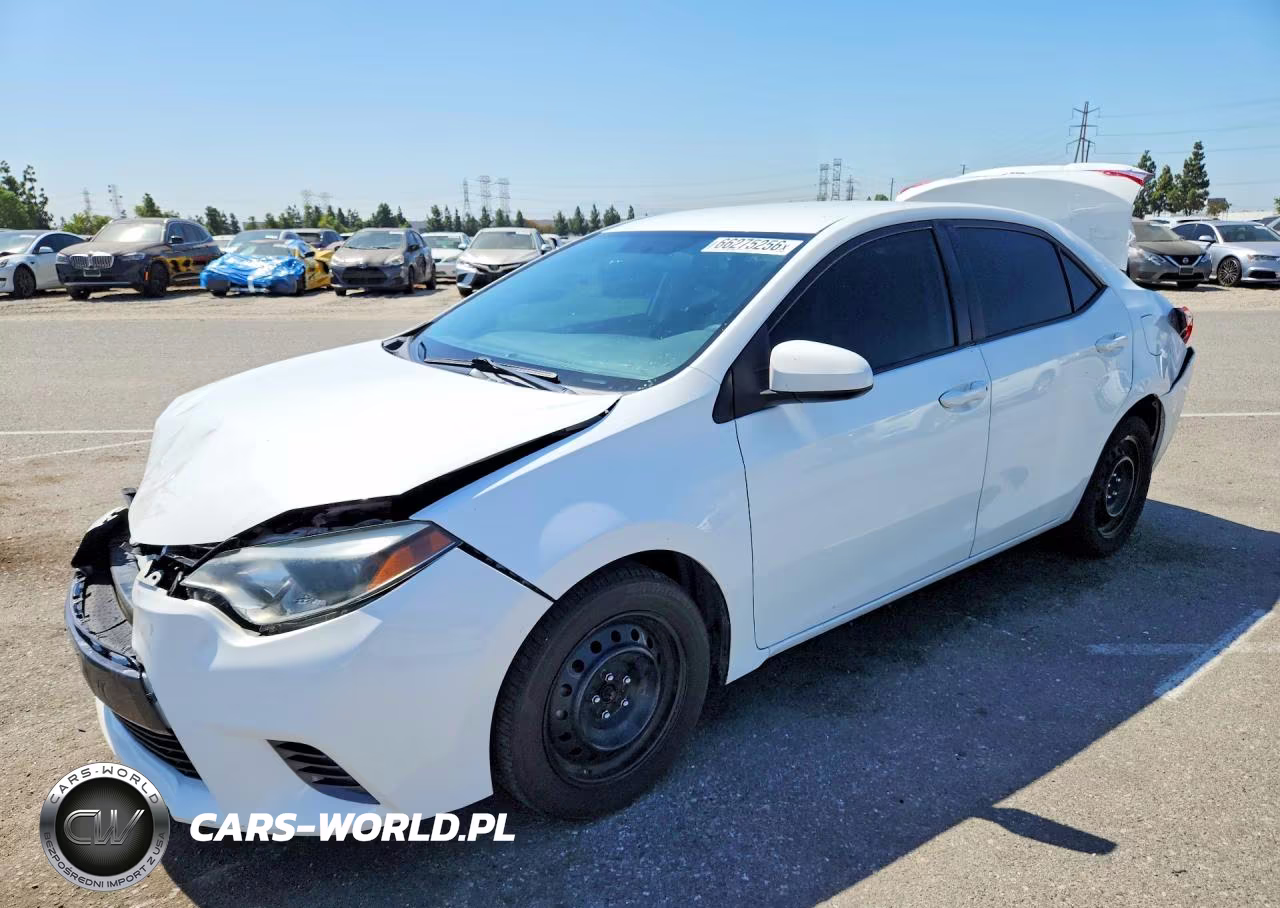 2016 Toyota Corolla Le VIN:5YFBURHE7GP458054 - 1