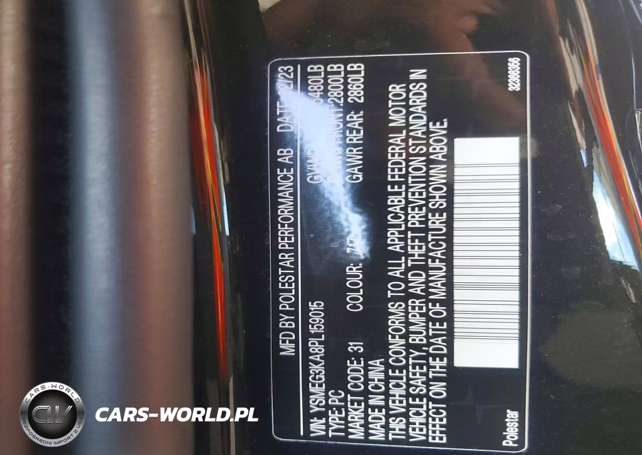 2023 Polestar 2 VIN:YSMEG3KA8PL159015 - 12