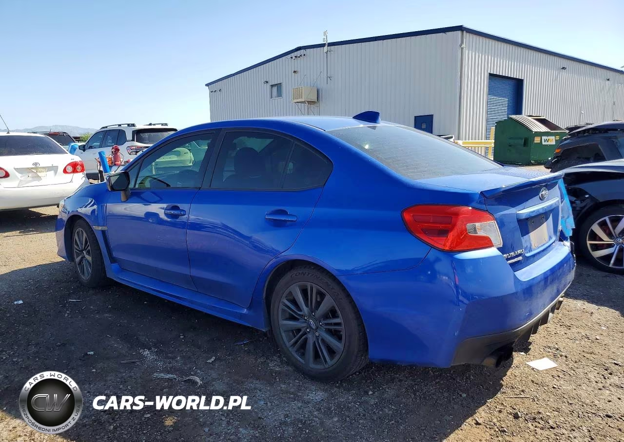 2017 Subaru Wrx VIN:JF1VA1B69H9840611 - 2