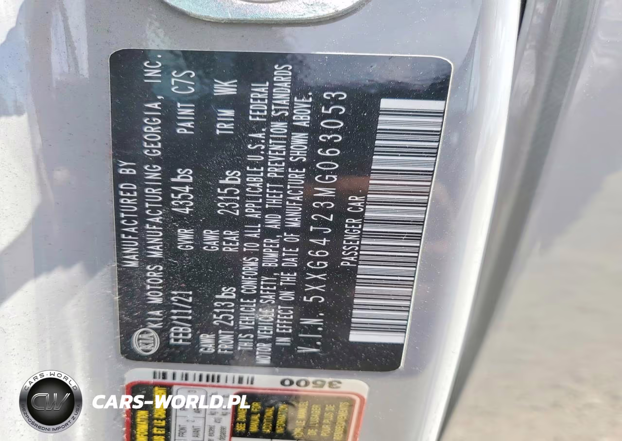 2021 Kia K5 Gt Line VIN:5XXG64J23MG063053 - 13