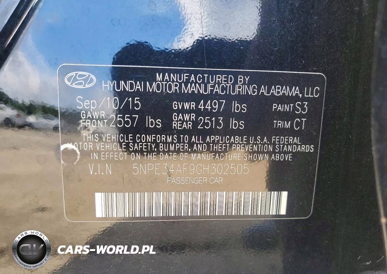 2016 Hyundai Sonata Limited VIN:5NPE34AF9GH302505 - 12