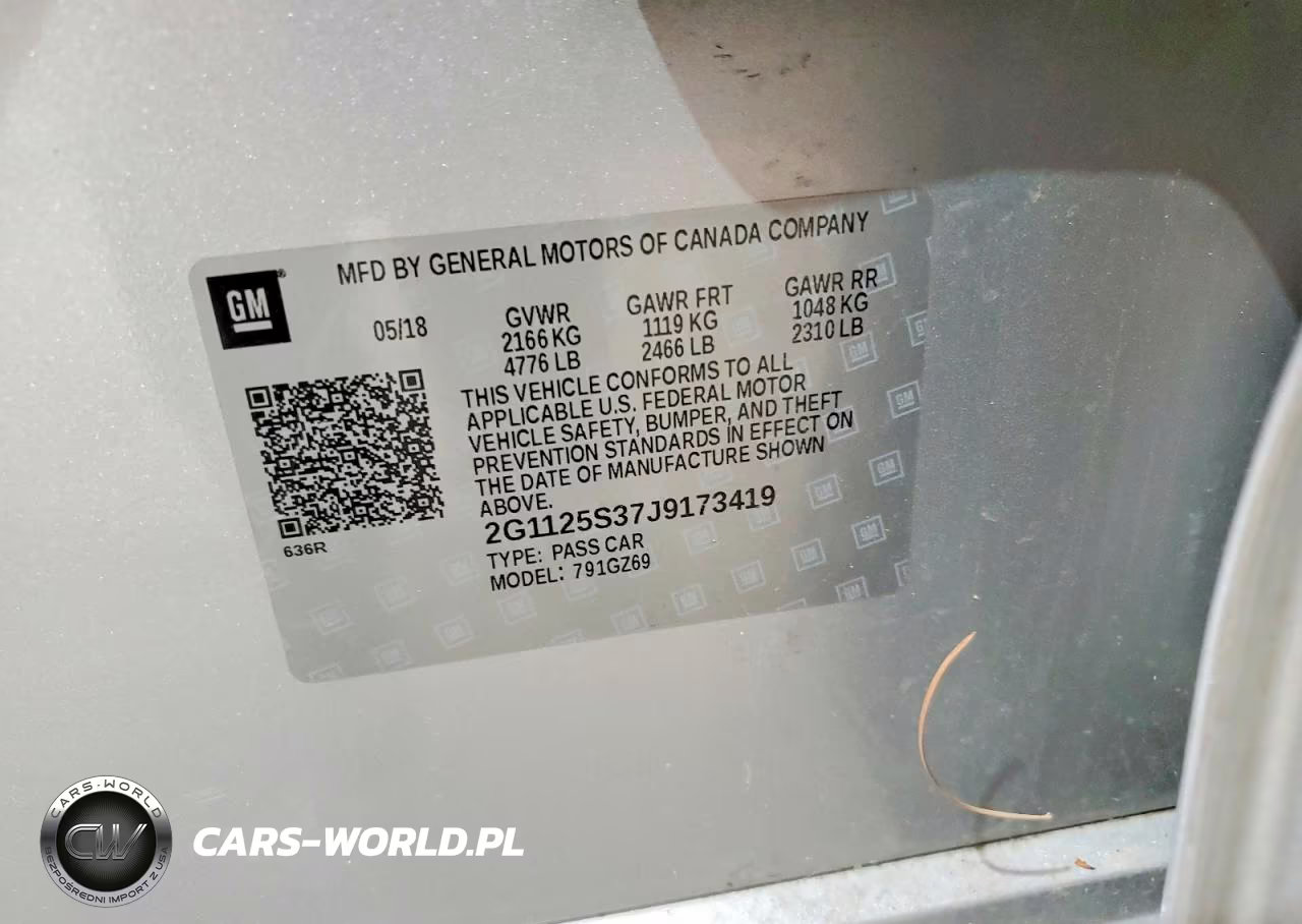 2018 Chevrolet Impala Premier VIN:2G1125S37J9173419 - 12