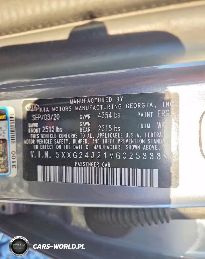 2021 Kia K5 Lx VIN:5XXG24J21MG025333 - 13