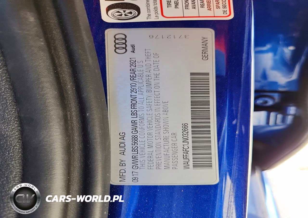 2018 Audi S6 Premium Plus VIN:WAUFFAFC1JN032666 - 12