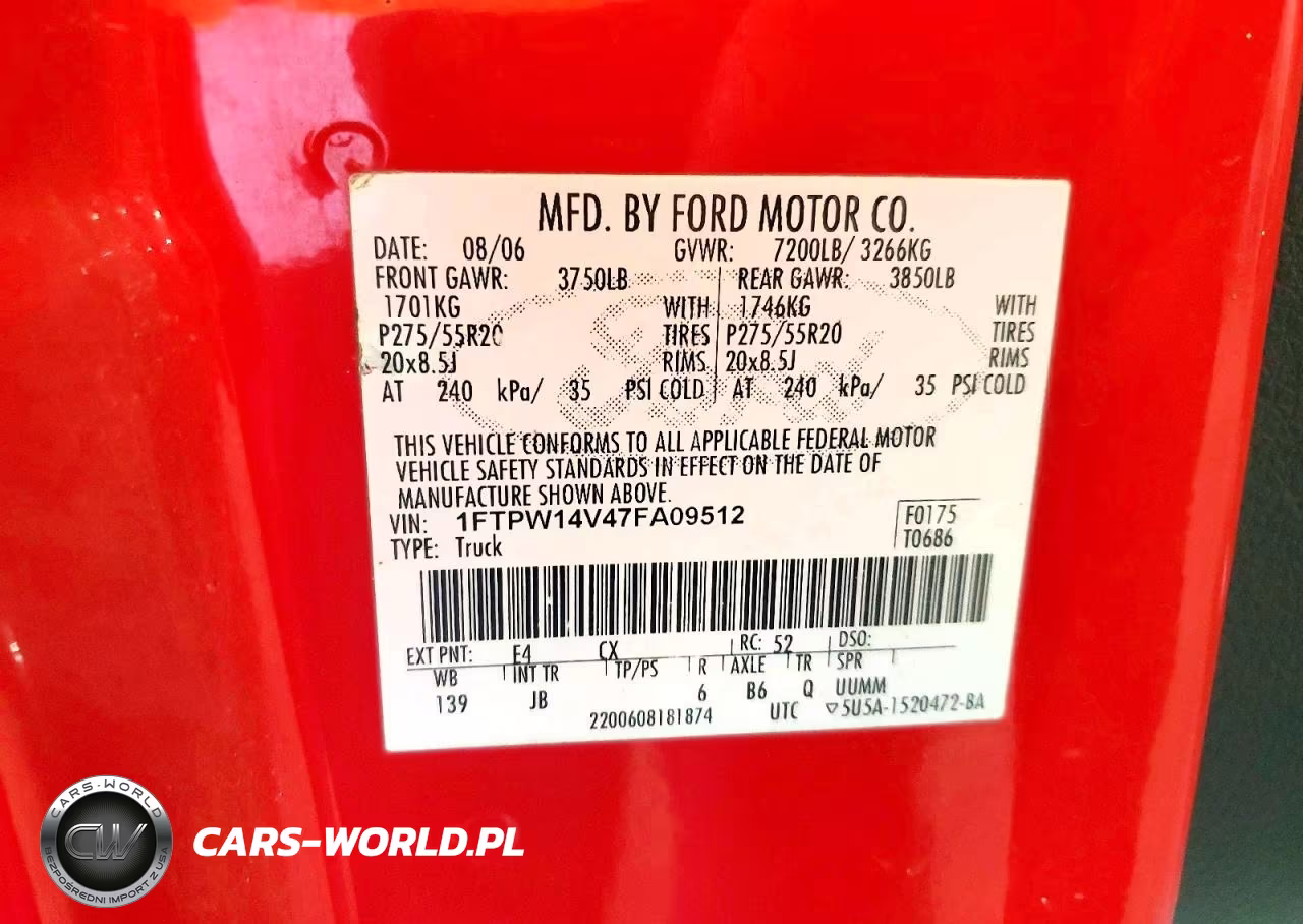 2007 Ford F150 Supercrew VIN:1FTPW14V47FA09512 - 12