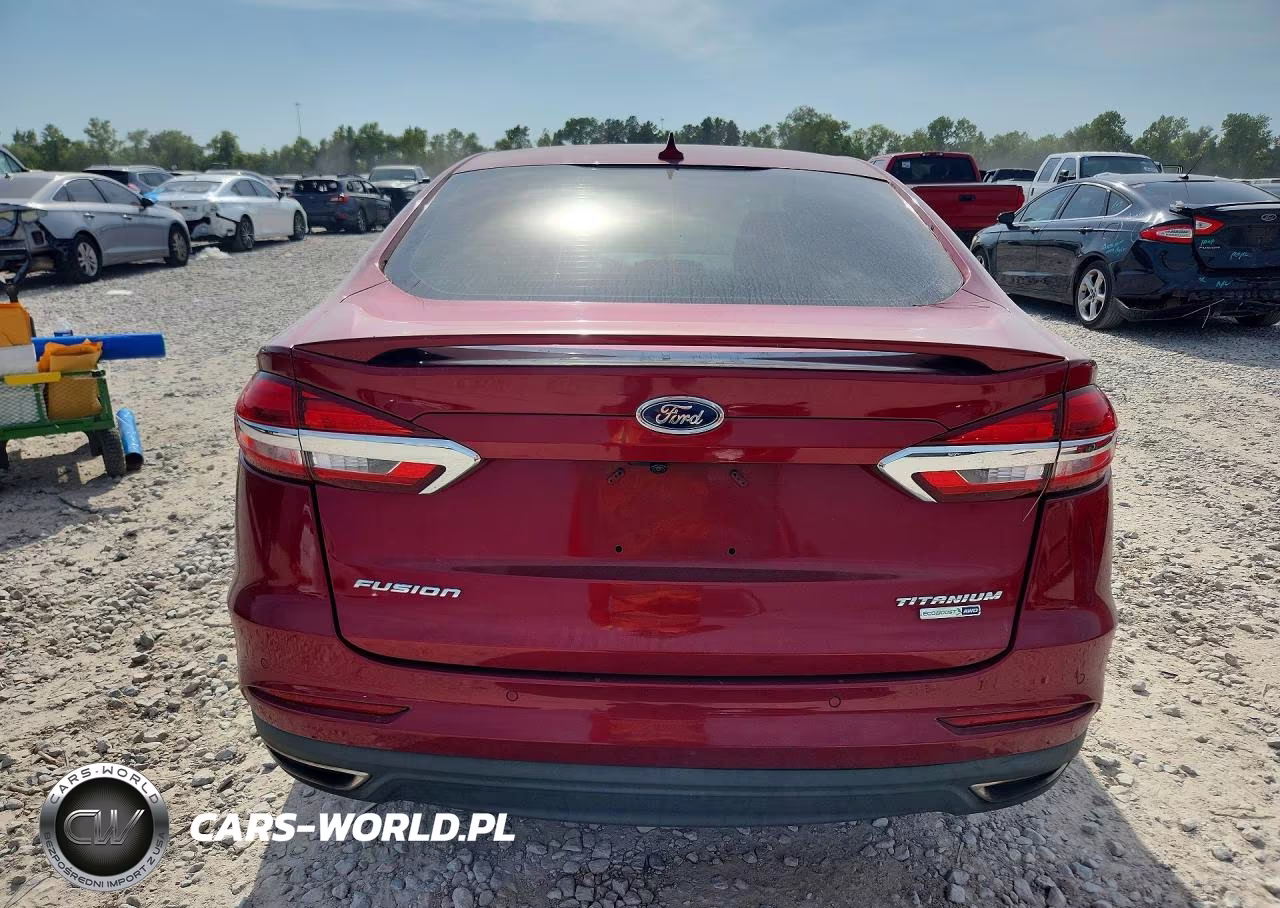 2019 Ford Fusion Titanium VIN:3FA6P0D90KR184556 - 6