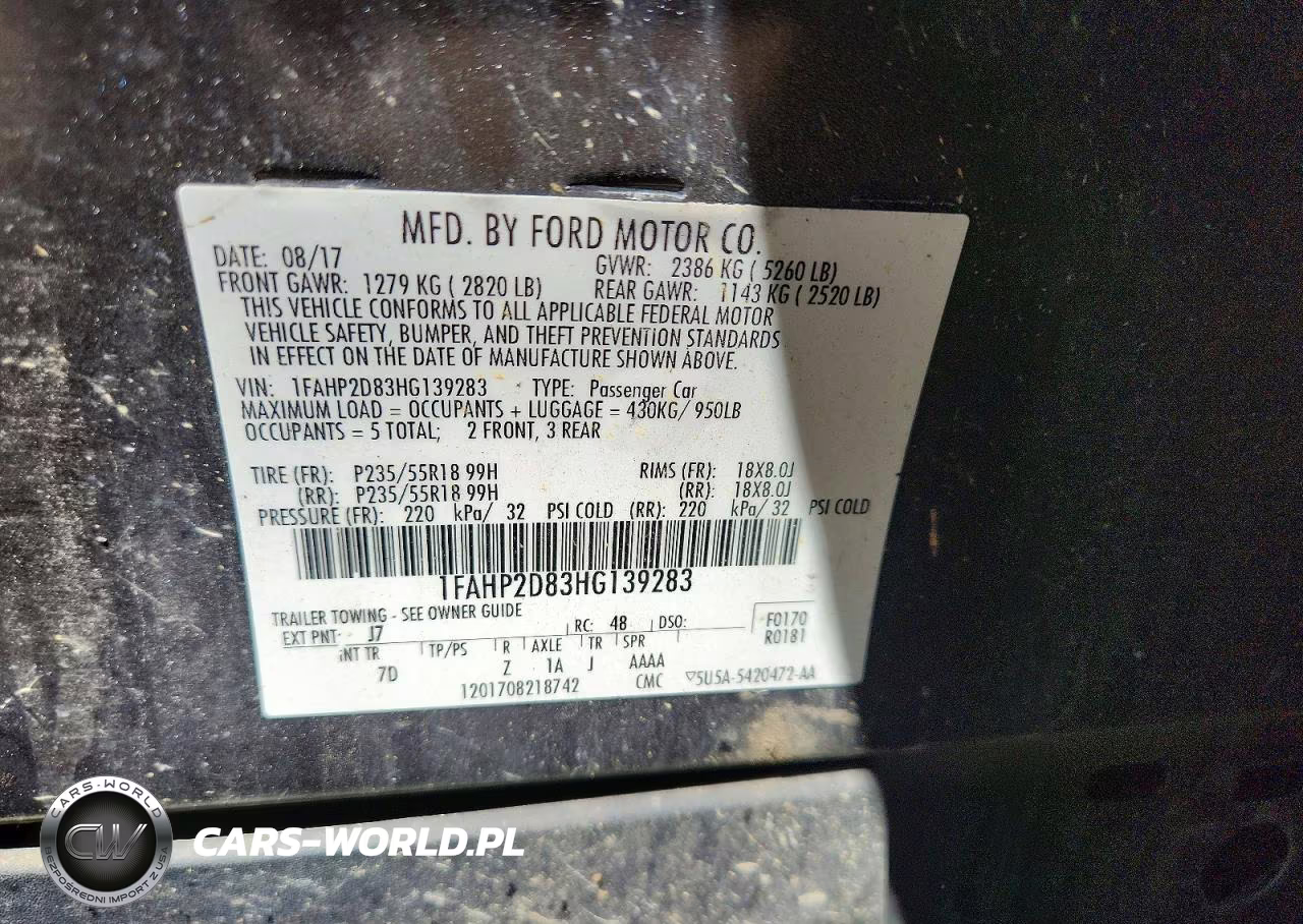 2017 Ford Taurus Se VIN:1FAHP2D83HG139283 - 13