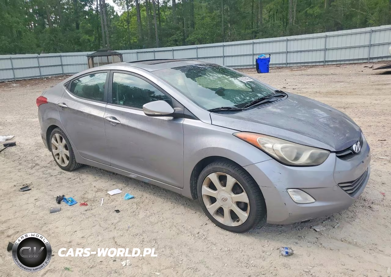 2013 Hyundai Elantra Limited VIN:KMHDH4AE1DU696213 - 4