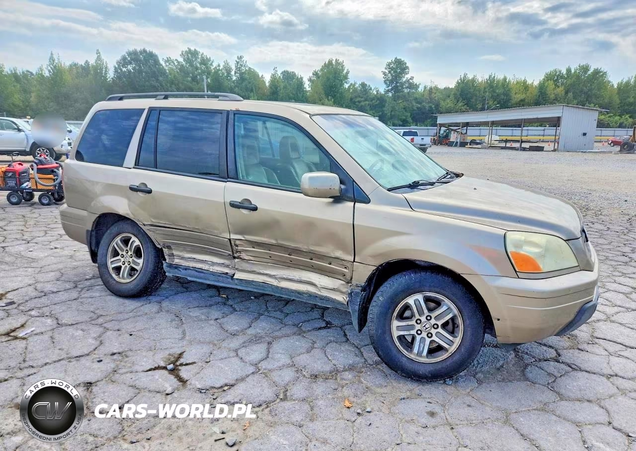 2005 Honda Pilot Exl VIN:5FNYF18595B017248 - 4