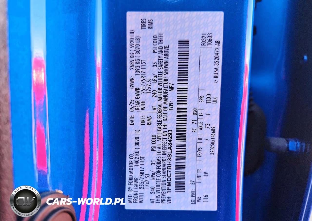 2025 Ford Bronco Big Bend VIN:1FMDE7BH3SLA84293 - 13
