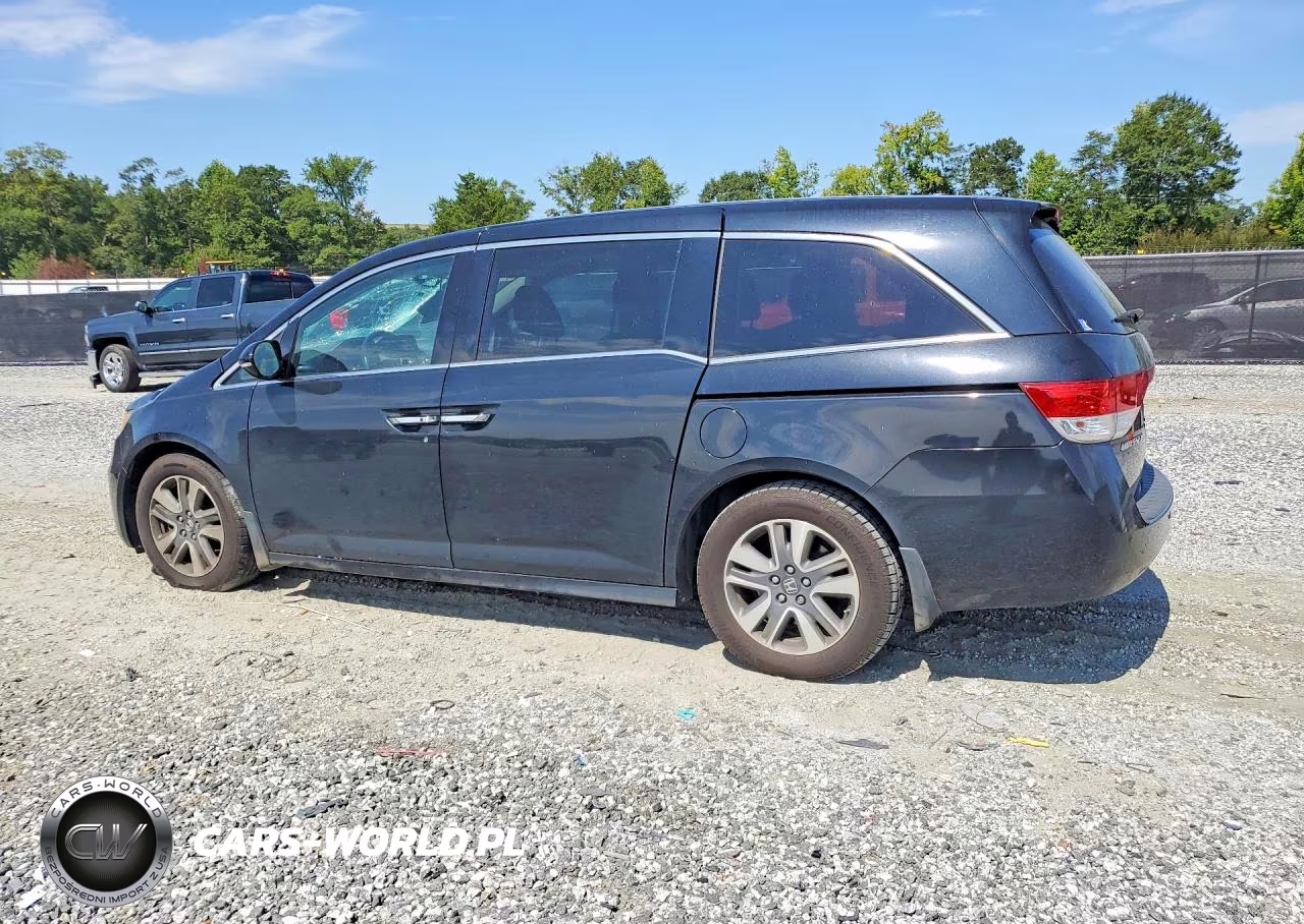2017 Honda Odyssey Touring VIN:5FNRL5H94HB023860 - 2