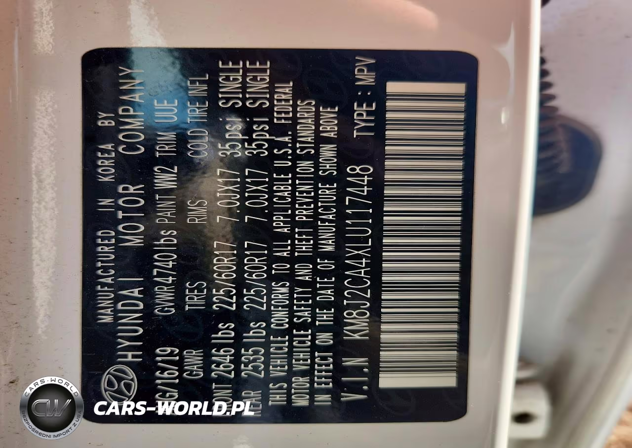 2020 Hyundai Tucson Se VIN:KM8J2CA4XLU117448 - 13
