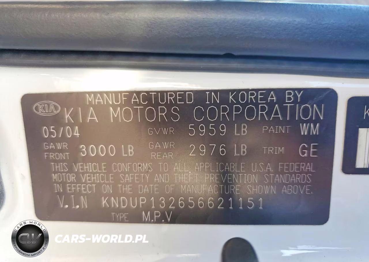2005 Kia Sedona Lx VIN:KNDUP132656621151 - 13