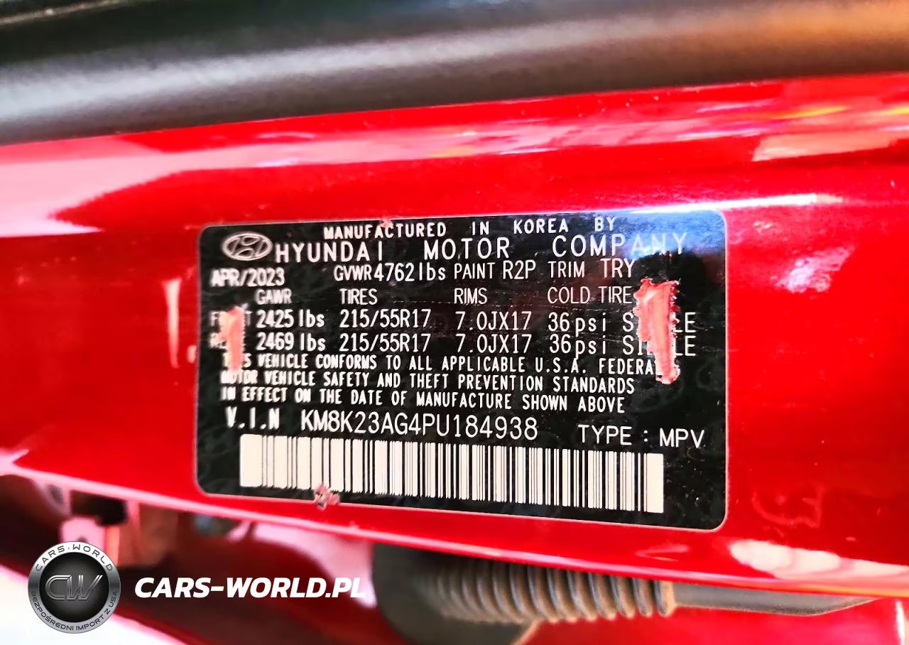 2023 Hyundai Kona Se VIN:KM8K23AG4PU184938 - 14