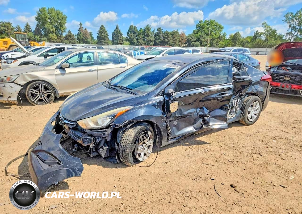 2016 Hyundai Elantra Se VIN:5NPDH4AEXGH667490 - 1