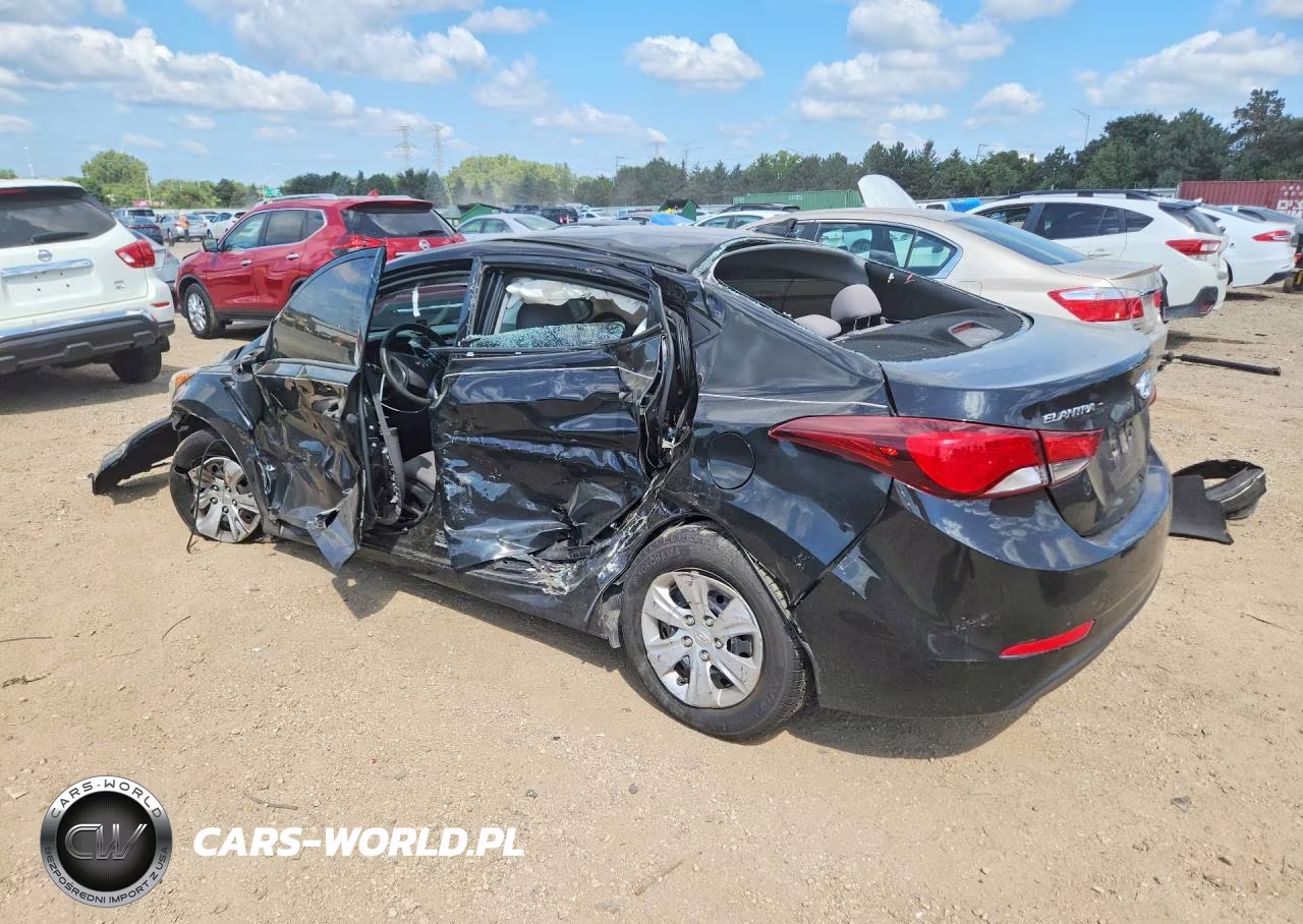 2016 Hyundai Elantra Se VIN:5NPDH4AEXGH667490 - 2