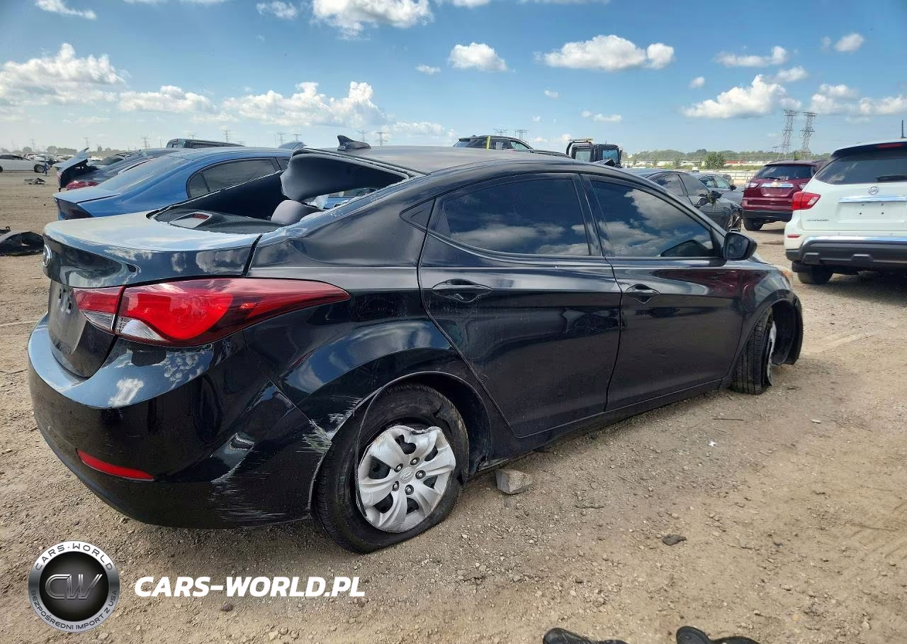 2016 Hyundai Elantra Se VIN:5NPDH4AEXGH667490 - 3