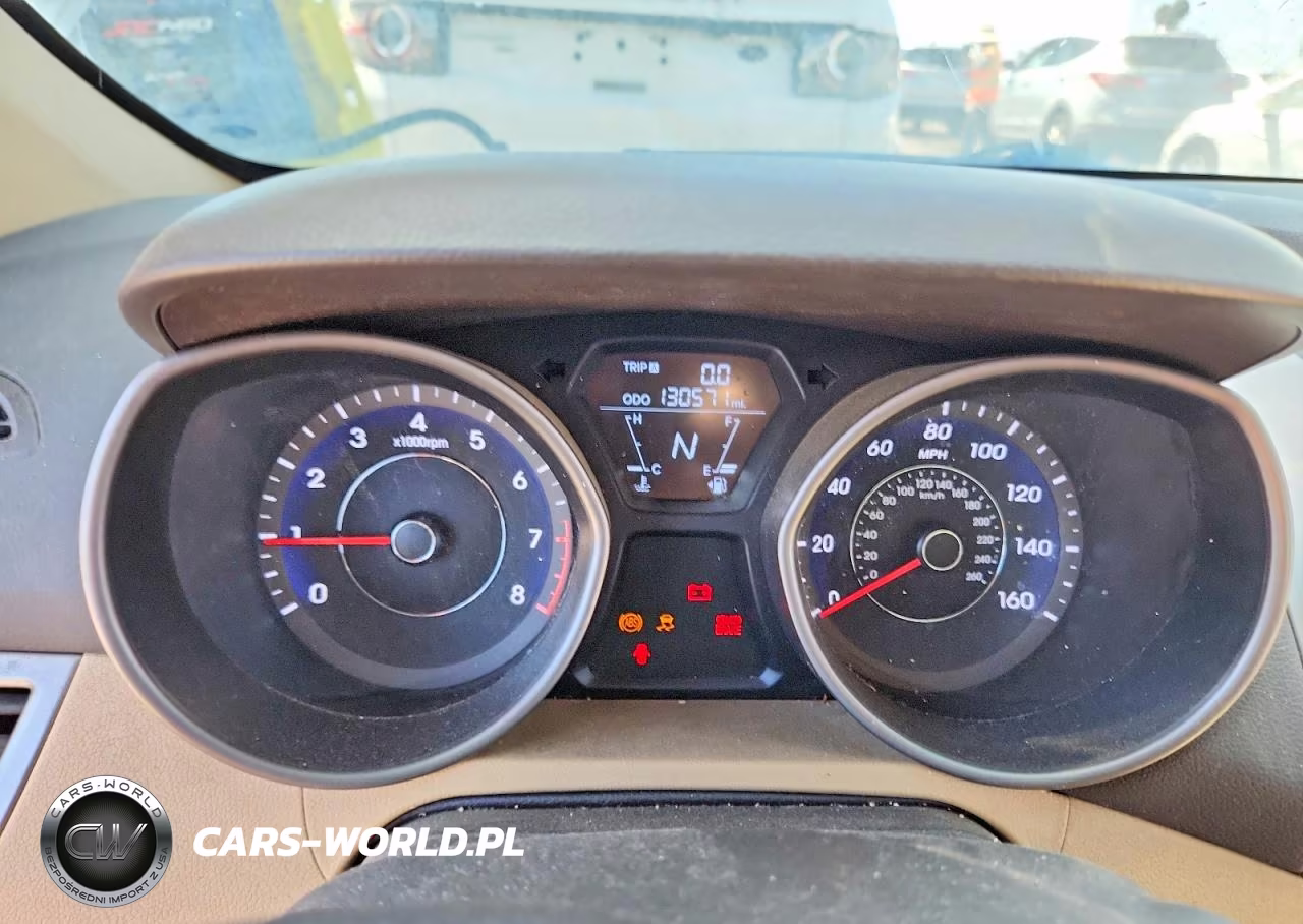 2013 Hyundai Elantra Gls VIN:5NPDH4AE9DH344561 - 9