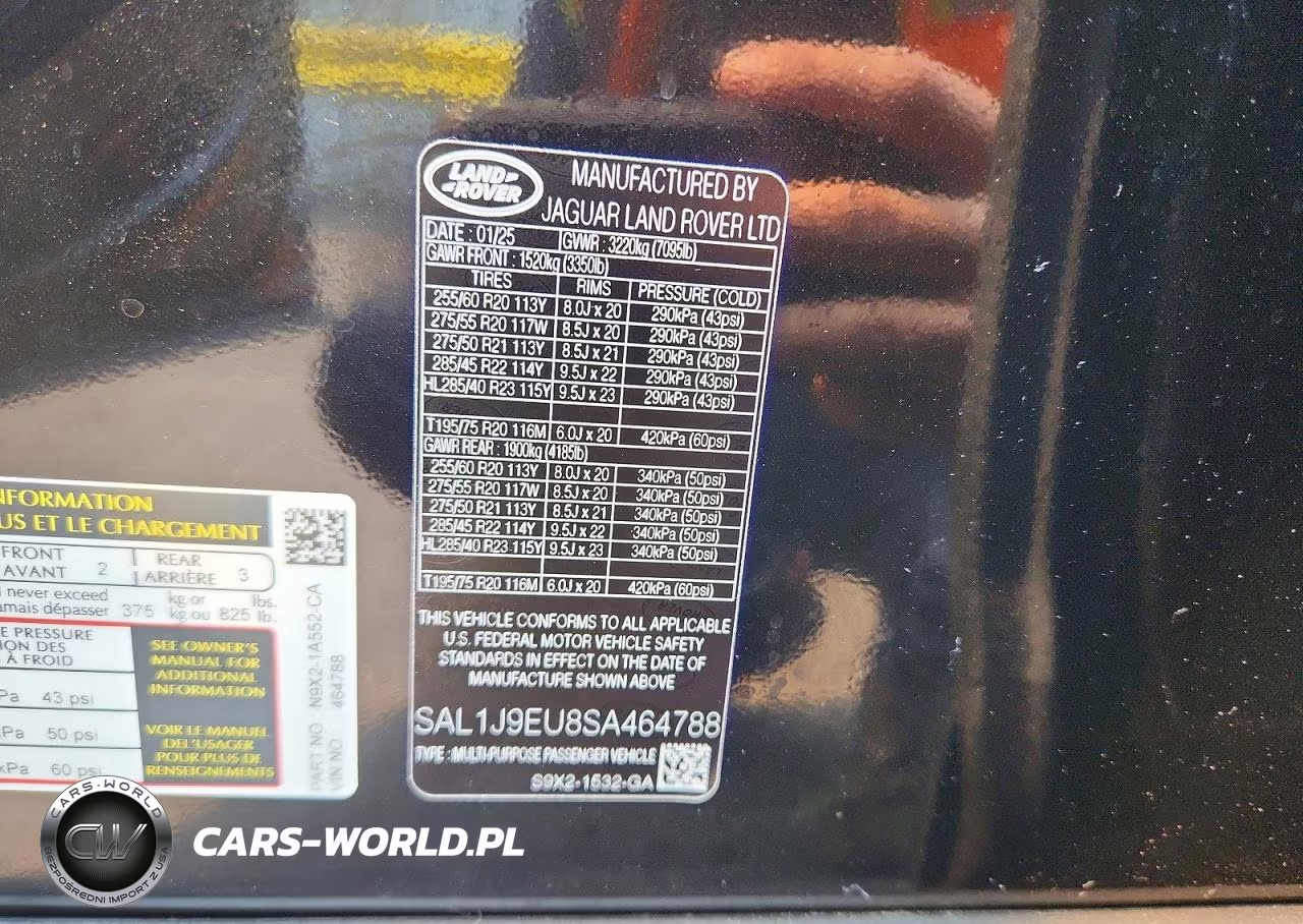 2025 Land Rover Range Rover Sport S VIN:SAL1J9EU8SA464788 - 13