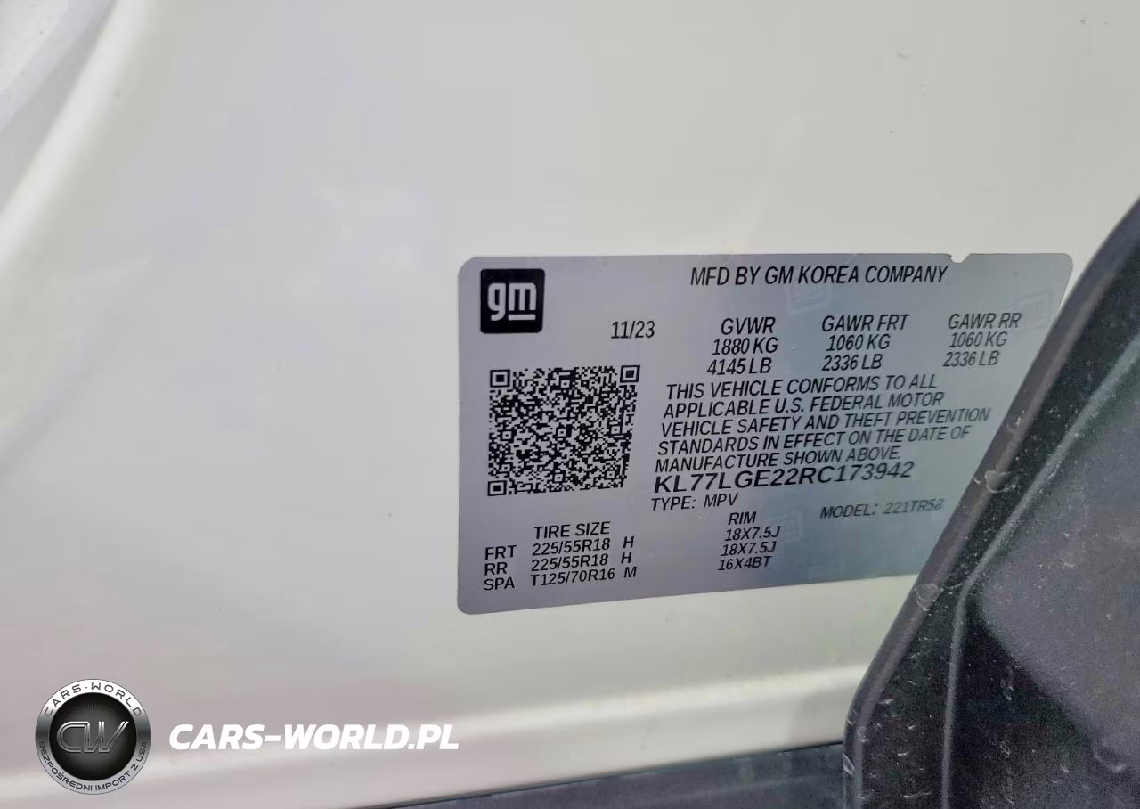2024 Chevrolet Trax 1Rs VIN:KL77LGE22RC173942 - 14
