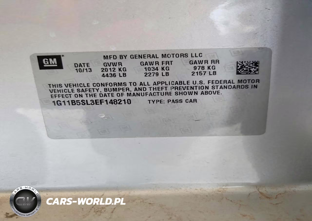 2014 Chevrolet Malibu Ls VIN:1G11B5SL3EF148210 - 12