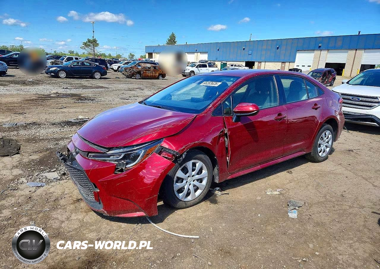 2022 Toyota Corolla Le VIN:JTDEPMAE3NJ193751 - 1