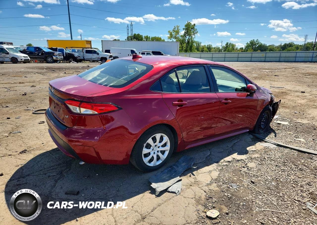 2022 Toyota Corolla Le VIN:JTDEPMAE3NJ193751 - 3