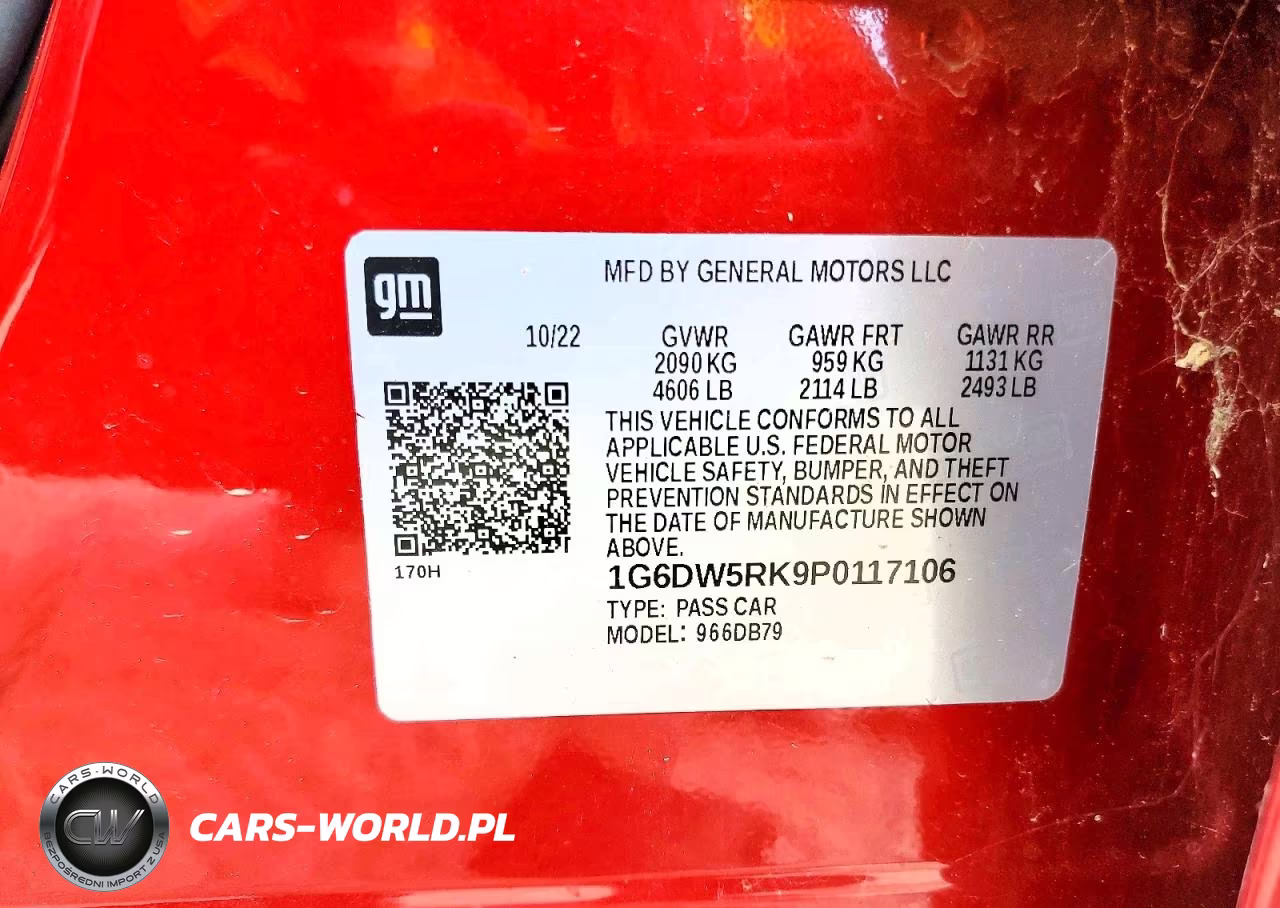 2023 Cadillac Ct5 Luxury VIN:1G6DW5RK9P0117106 - 12