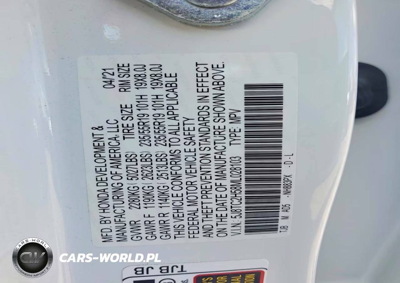 2021 Acura Rdx Technology VIN:5J8TC2H58ML028103 - 13