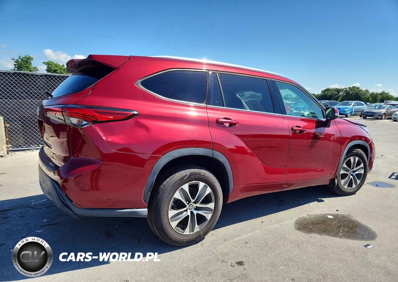 2021 Toyota Highlander Xle VIN:5TDGZRAH7MS080185 - 3