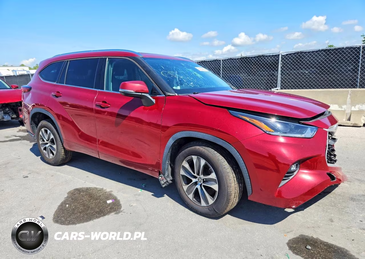 2021 Toyota Highlander Xle VIN:5TDGZRAH7MS080185 - 4