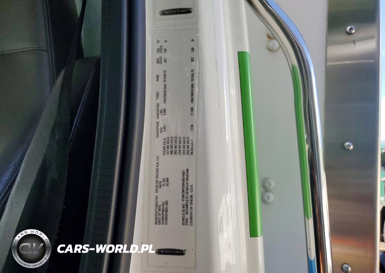 2019 Freightliner Business Class M2 Box Truck VIN:1FVACWFD6KHKD4429 - 12