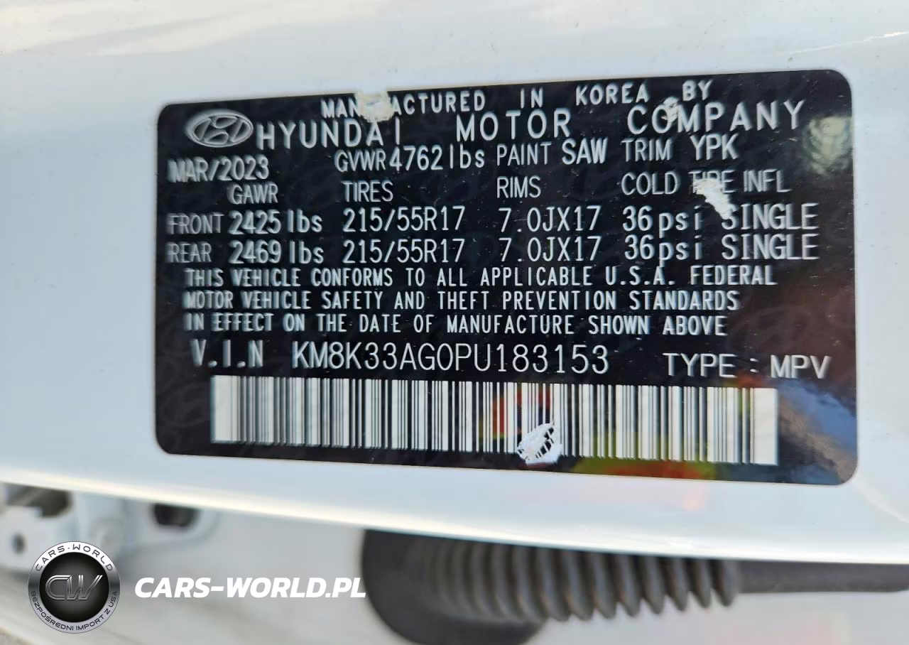 2023 Hyundai Kona Sel VIN:KM8K33AG0PU183153 - 13