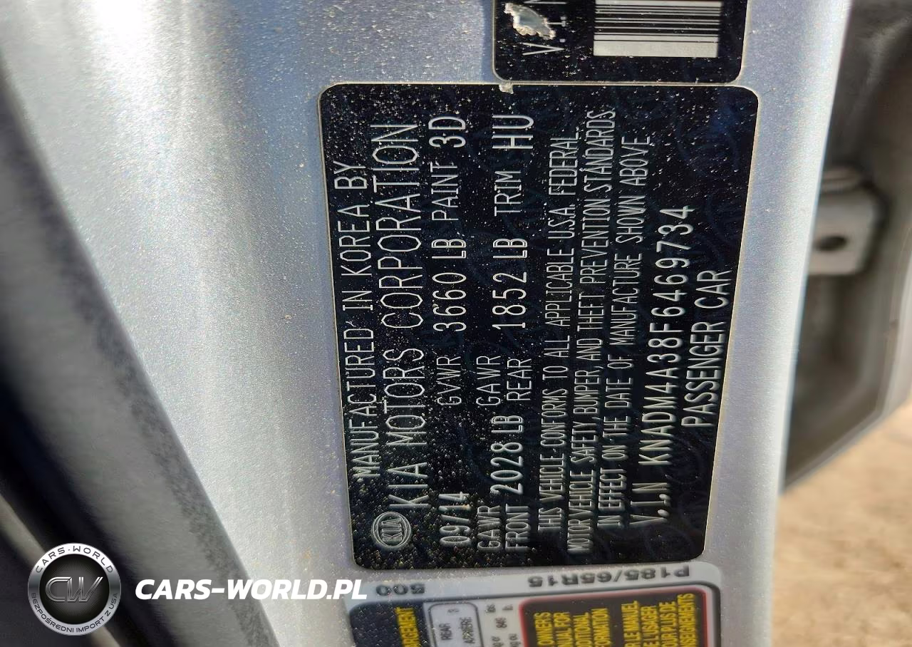 2015 Kia Rio Lx VIN:KNADM4A38F6469734 - 12