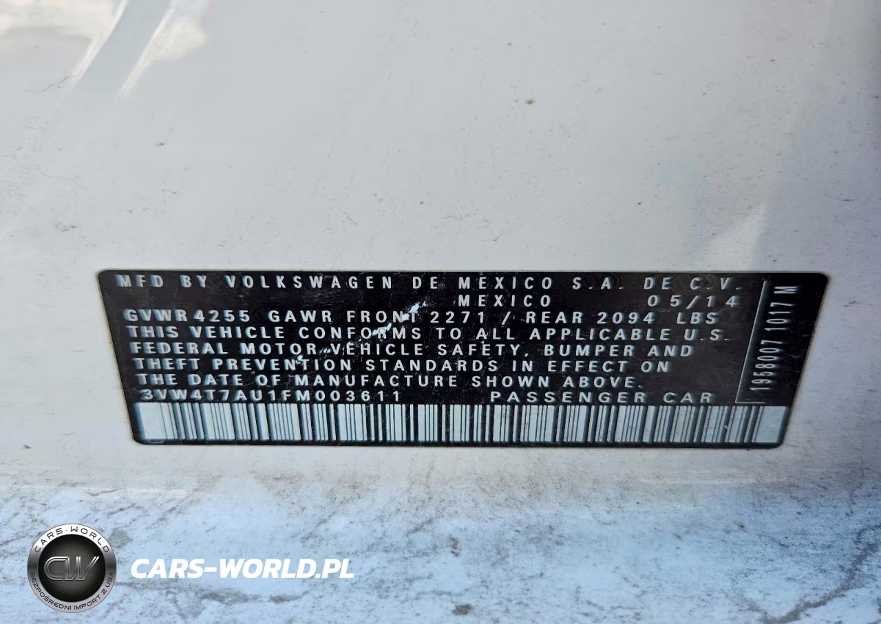 2015 Volkswagen Gti VIN:3VW4T7AU1FM003611 - 13