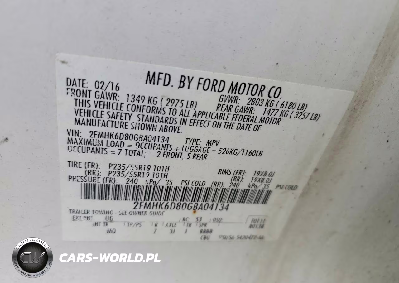 2016 Ford Flex Limited VIN:2FMHK6D80GBA04134 - 13