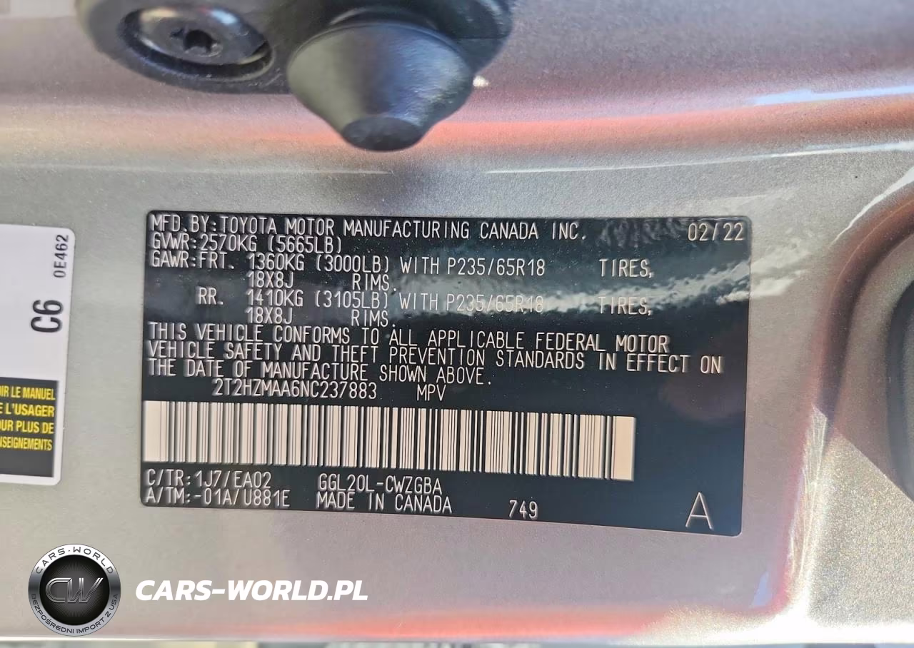 2022 Lexus Rx 350 VIN:2T2HZMAA6NC237883 - 12
