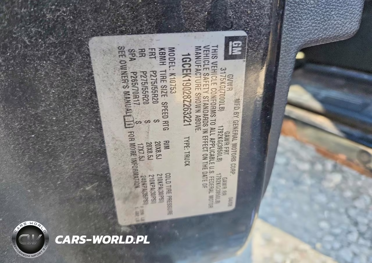 2008 Chevrolet Silverado K1500 VIN:1GCEK19028Z263221 - 12