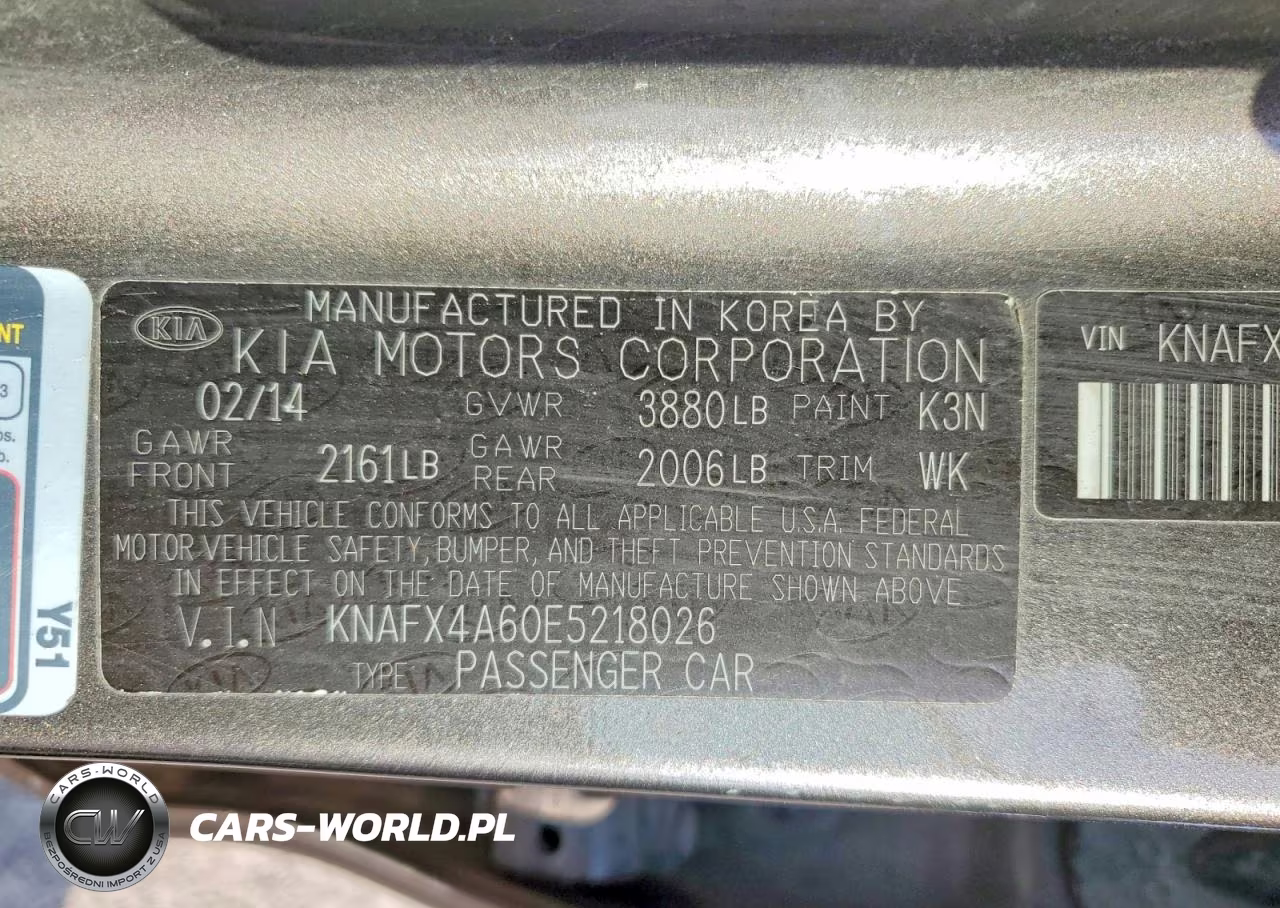 2014 Kia Forte Lx VIN:KNAFX4A60E5218026 - 12