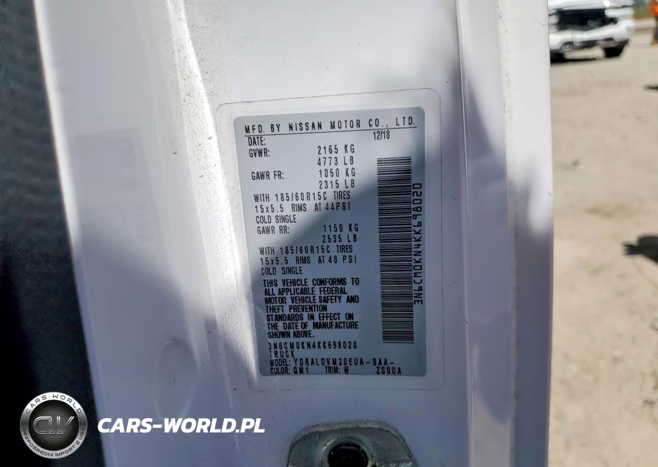 2019 Nissan Nv200 VIN:3N6CM0KN4KK698020 - 13