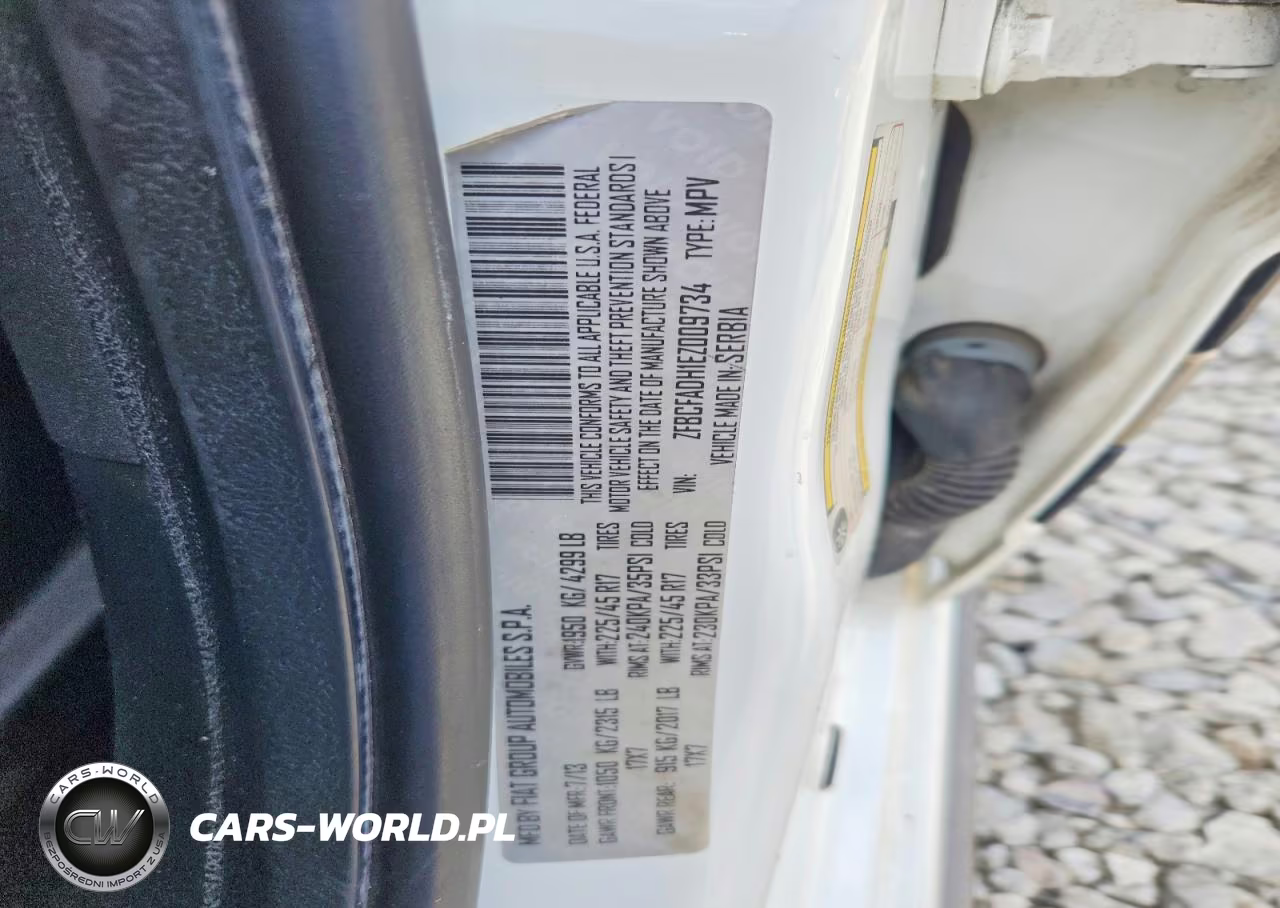 2014 Fiat 500L Trekking VIN:ZFBCFADH1EZ009734 - 13