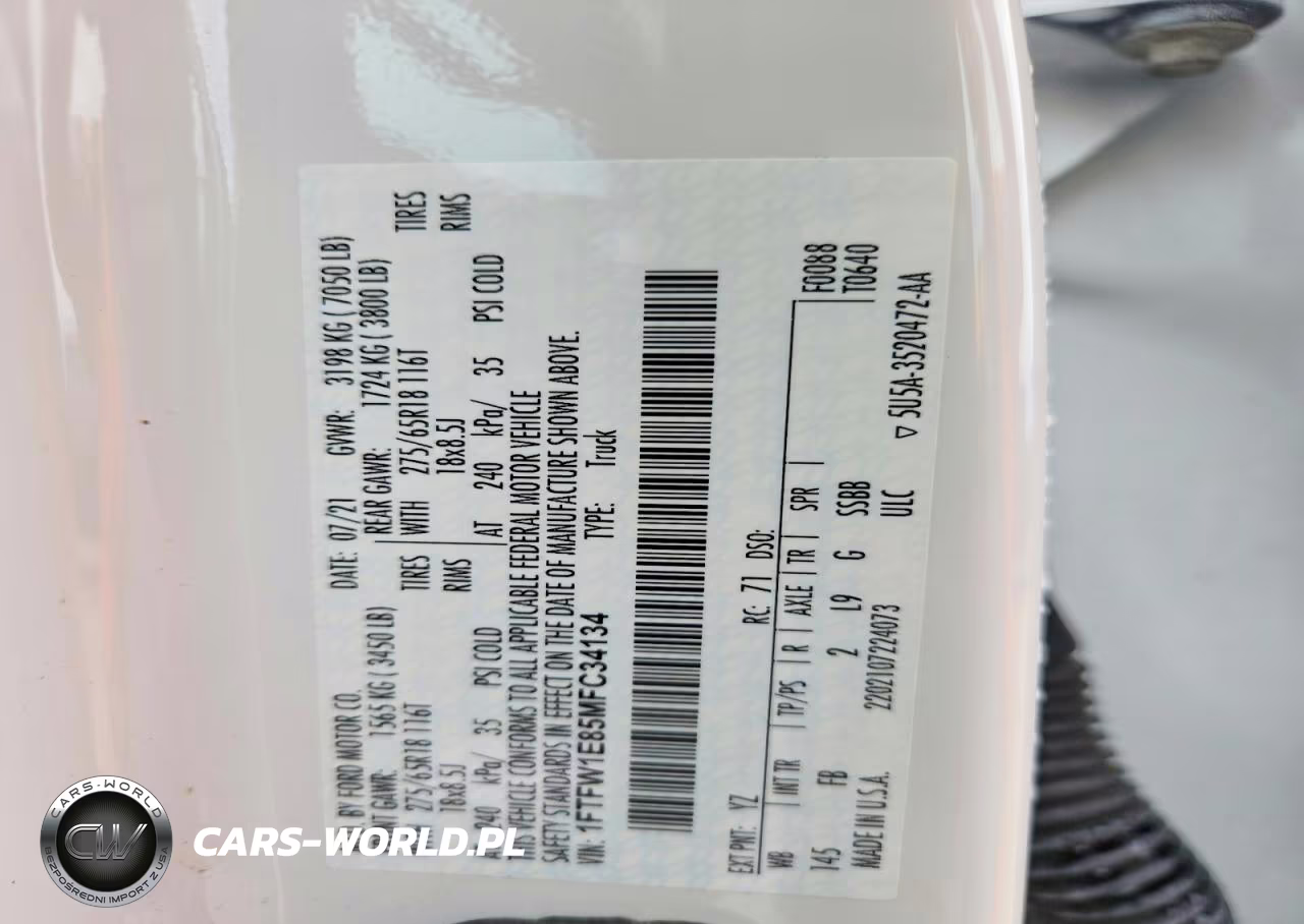 2021 Ford F150 Supercrew VIN:1FTFW1E85MFC34134 - 12