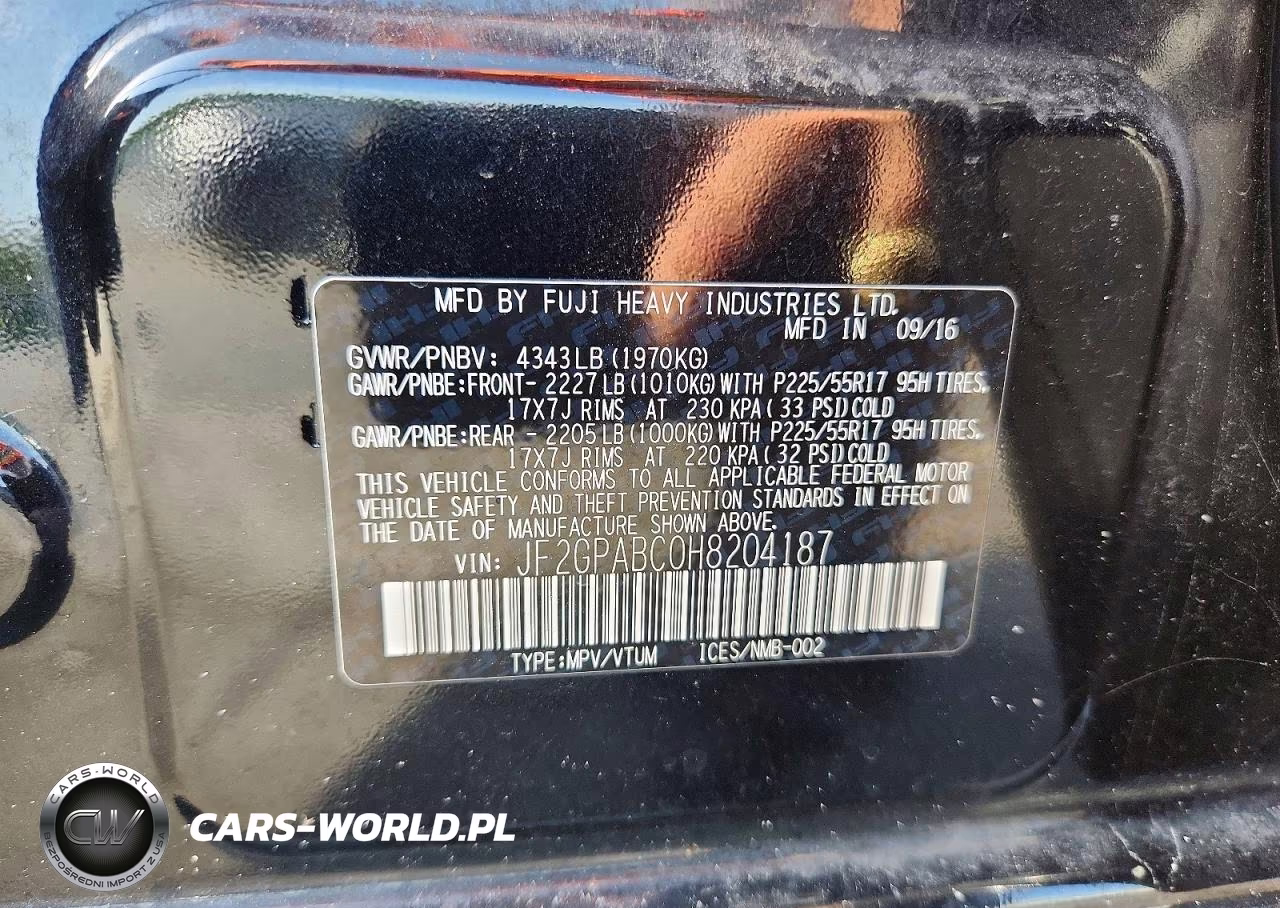 2017 Subaru Crosstrek Premium VIN:JF2GPABC0H8204187 - 12