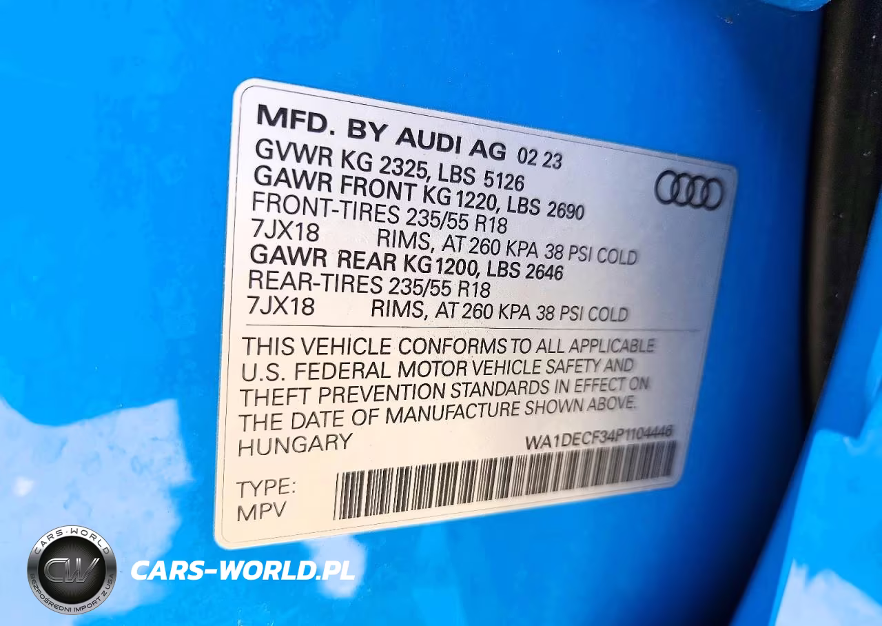 2023 Audi Q3 Premium S Line 45 VIN:WA1DECF34P1104446 - 13