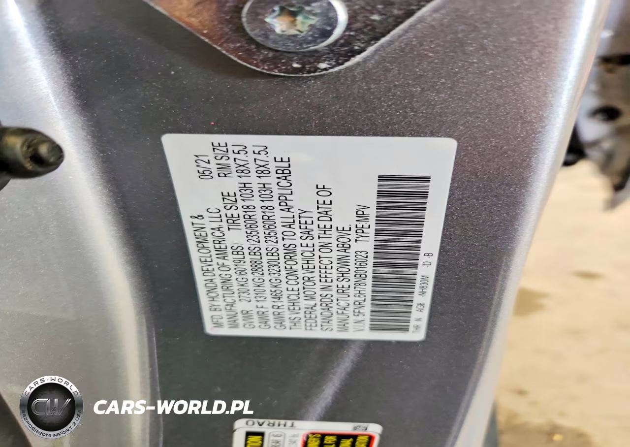 2022 Honda Odyssey Exl VIN:5FNRL6H78NB016023 - 14