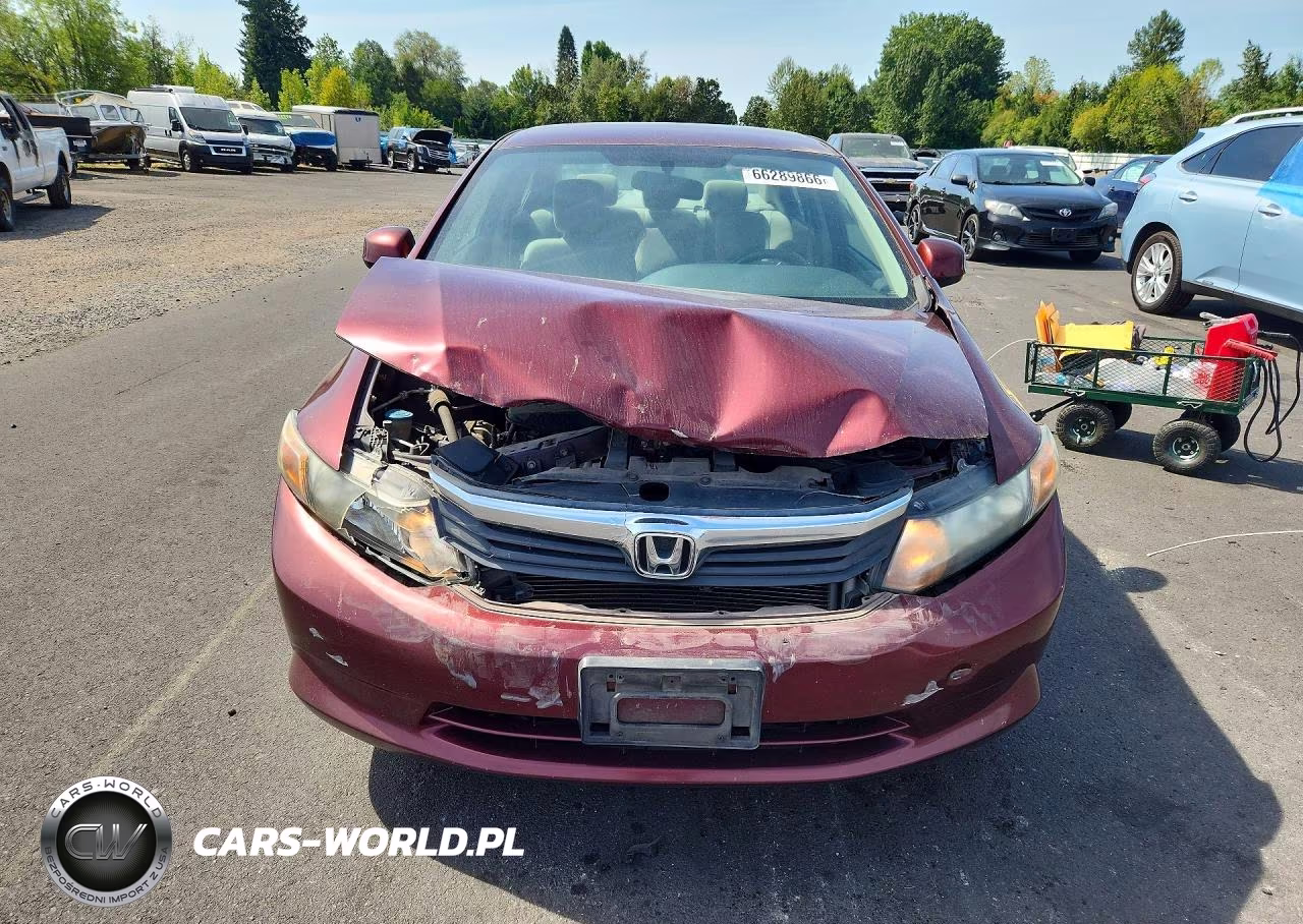 2012 Honda Civic Lx VIN:2HGFB2F54CH585380 - 5