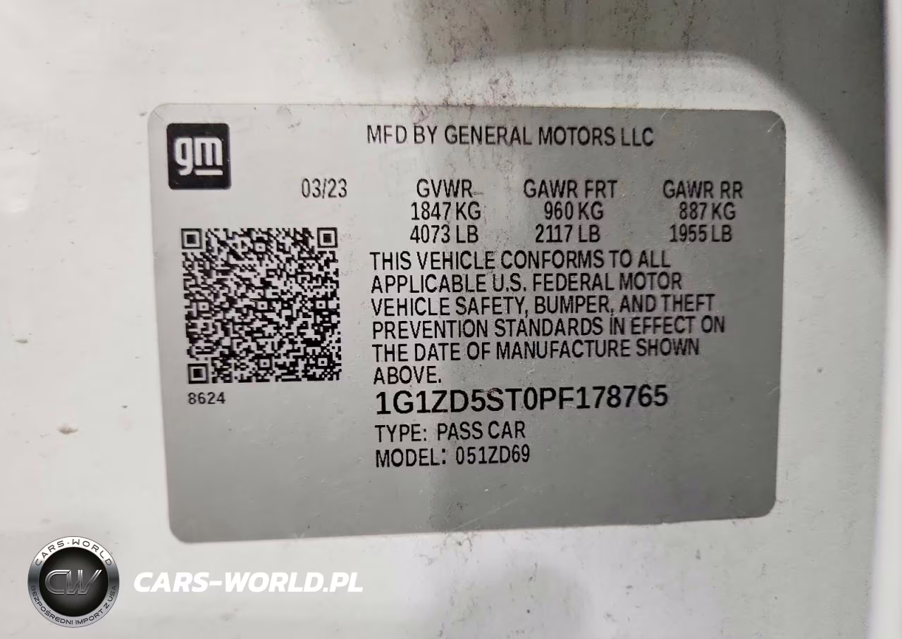 2023 Chevrolet Malibu Lt VIN:1G1ZD5ST0PF178765 - 13